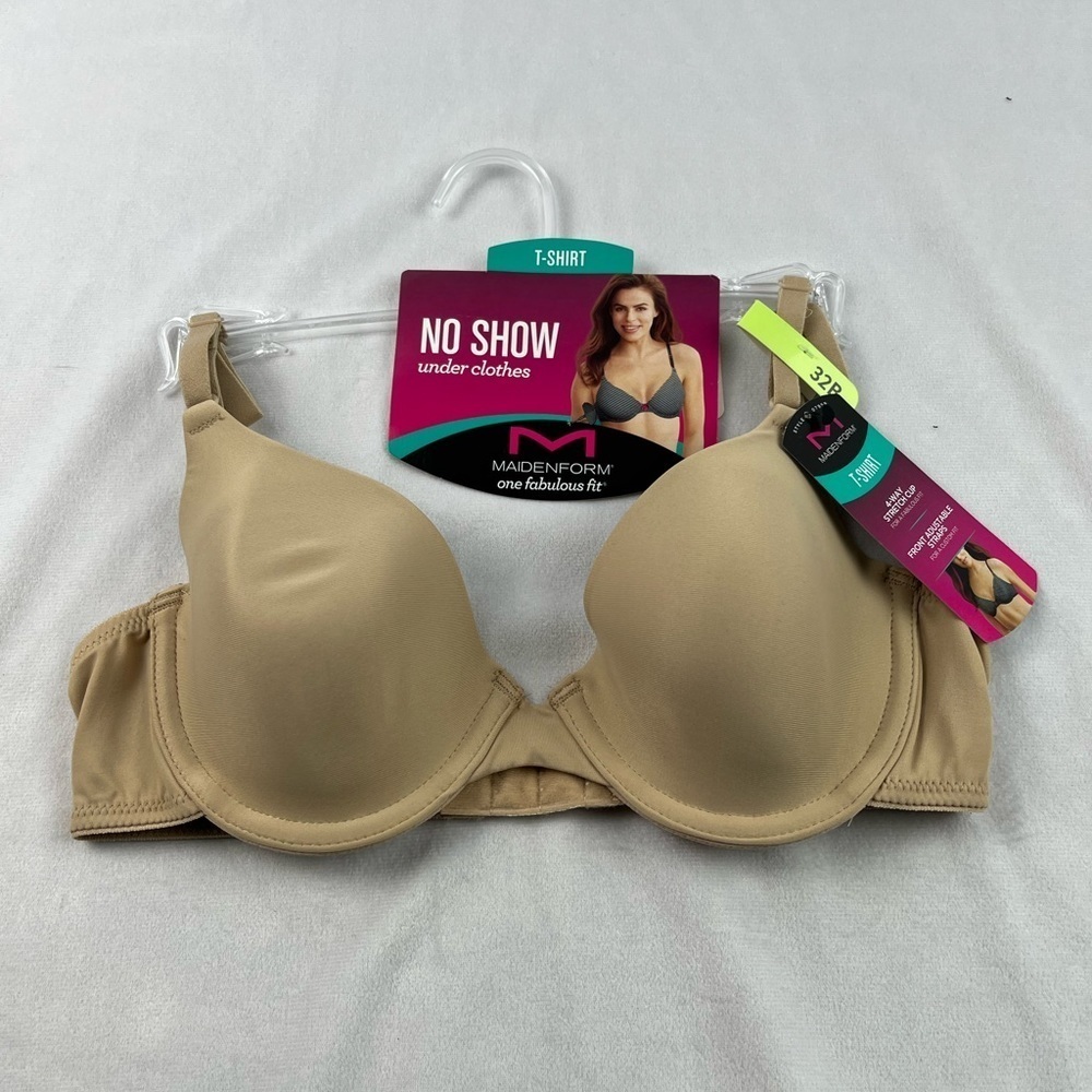 NWT maiden form T-shirt No-Show  bra